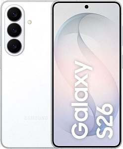 Смартфон Samsung Galaxy S26 (Белый, 12 ГБ, 256 ГБ, nanoSim+eSim, Global, 5G, Без Rustore)
