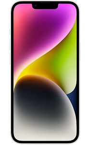 Смартфон Apple iPhone 14 256GB eSIM (256 ГБ, Белый, США, 6 ГБ, eSim, Без Rustore)