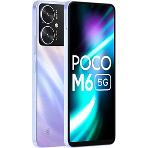 Смартфон Xiaomi POCO M6 4G 6/128GB (Фиолетовый, 128 ГБ, 6 ГБ, Dual nanoSim, Global, Без Rustore)