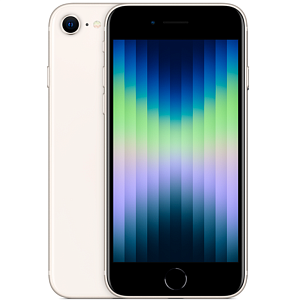 Смартфон Apple iPhone SE (2022) 128GB Global (128 ГБ, Белый, Global, 4 ГБ, nanoSim+eSim, Без Rustore)