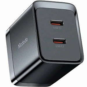 Сетевая зарядка Mcdodo 40W Dual USB-C GaN Fast Charge CH-2501 (Черный)