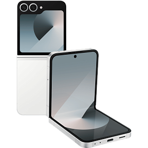 Смартфон Samsung Galaxy Z Flip6 12/512GB (Белый, 12 ГБ, 512 ГБ, Global, nanoSim+eSim, Без Rustore)