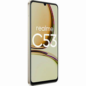 Смартфон Realme C53 6/128GB (Золотой, 128 ГБ, 6 ГБ, Global, Dual nanoSim, Без Rustore)
