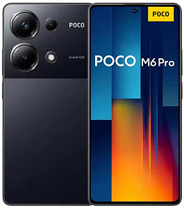 Смартфон Xiaomi POCO M6 Pro 12/512GB (Черный, 512 ГБ, 12 ГБ, Global, Dual nanoSim, Без Rustore)