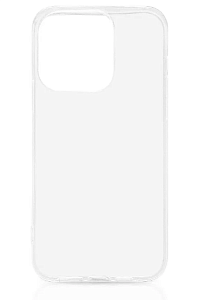 Чехол силиконовый прозрачный для iPhone 14 Pro Max (Прозрачный)