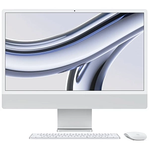Моноблок Apple iMac 24 2023 (M3 8-Core, GPU 10-Core, 24GB, 1TB) (Серебристый, 24 ГБ, 1 ТБ, Z19D000DD)