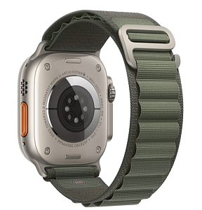 Умные часы Apple Watch Ultra 49 мм Titanium Case with Alpine Loop (49mm, Зелёный S, S)