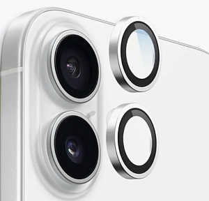 Защитное стекло на камеру Remax Gl-27 для iPhone 16 / 16 Plus (Белый)