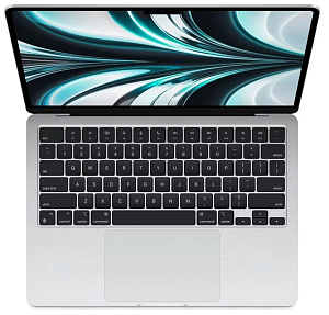 Ноутбук Apple MacBook Air 13 2022 (M2 8-Core, GPU 10-Core, 16GB, 512GB) (16 ГБ, 512 ГБ, Z15W000L3, Серебристый)