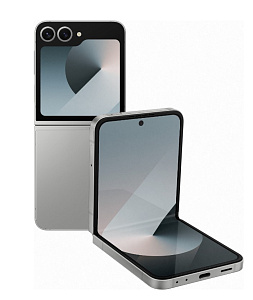 Смартфон Samsung Galaxy Z Flip6 12/512GB (Серый, 12 ГБ, 512 ГБ, Global, nanoSim+eSim, Без Rustore)