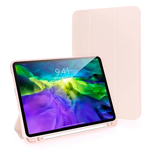 Чехол-книжка Gurdini Milano Series для iPad Pro 12.9 (2022) (Нежно-розовый)