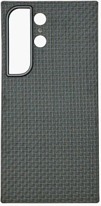 Чехол карбоновый KZDOO Keivlar для Galaxy S24 Ultra (Серый)