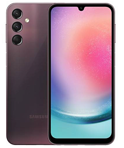 Смартфон Samsung Galaxy A24 6/128GB (6 ГБ, 128 ГБ, Бордовый, Dual nanoSim, Global, Без Rustore)