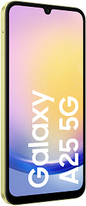 Смартфон Samsung Galaxy A25 5G 6/128GB (6 ГБ, 128 ГБ, Жёлтый, Dual nanoSim, Global, Без Rustore)