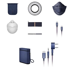 Беспроводные наушники Dyson Zone Absolute + с очистителем воздуха (Синий / Медный)