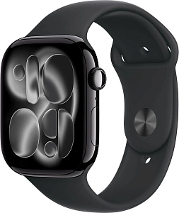 Умные часы Apple Watch Series 11 (Black, Black, Sport Band, 46mm, S/M)