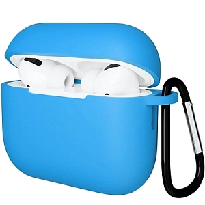 Чехол Gurdini для AirPods Pro 3 (Голубой)