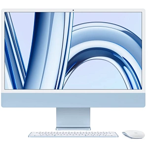 Моноблок Apple iMac 24 2023 (M3 8-Core, GPU 10-Core, 16GB, 512GB) (Синий, 16 ГБ, 512 ГБ, Z19K000D7)