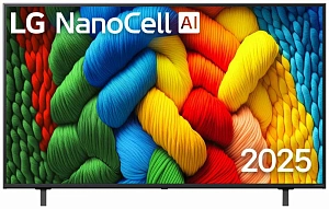 Телевизор LG 65NANO80A6B (Черный, 65")