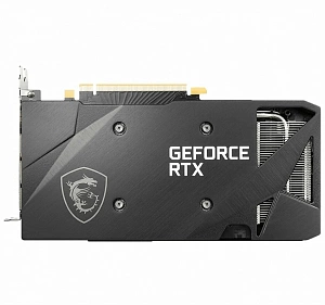Видеокарта MSI GeForce RTX 3050 8192Mb, Ventus 2X XS 8G OC (RTX 3050 Ventus 2X XS 8G OC) 1xDVI-D, 1xHDMI, 1xDP, Ret (Чёрный)