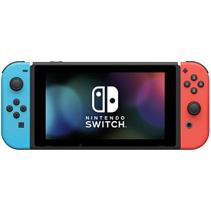 Игровая приставка Nintendo Switch rev.2 (Неоново-синий/Красный, 32 ГБ, 6.2", LCD)