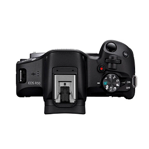 Беззеркальный фотоаппарат Canon EOS R50 kit RF-S 18-45mm IS STM + RF-S 55-210mm (Черный)