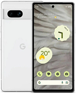 Смартфон Google Pixel 7A 8/128GB JP (8 ГБ, 128 ГБ, Белый, Япония, nanoSim+eSim, Без Rustore)