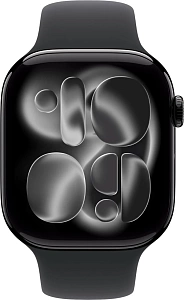 Умные часы Apple Watch Series 11 (Black, Black, Sport Band, 46mm, S/M)