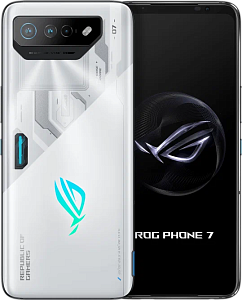 Смартфон ASUS ROG Phone 7 8/256GB (8 ГБ, 256 ГБ, Белый, Dual nanoSim, Global, Без Rustore)