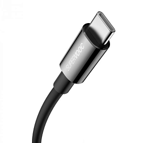 Кабель Baseus Superior Series (SUPERVOOC) Fast Charging Data Cable USB to Type-C 65W 1m (Чёрный)